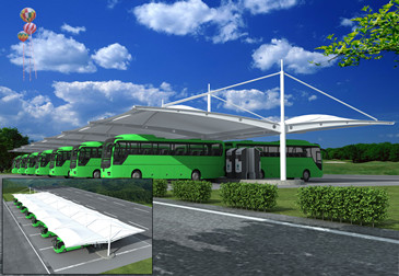 膜結(jié)構(gòu)停車棚 24