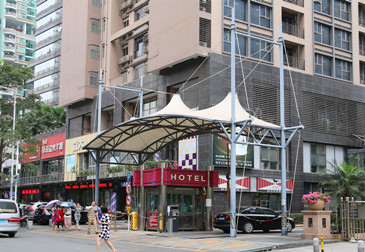 崗?fù)つそY(jié)構(gòu)雨棚 12