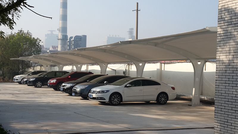 膜結構車棚施工前需要準備什么？