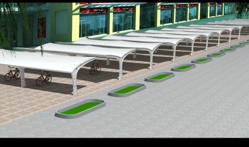 膜結構停車棚建筑之前的注意事項